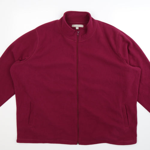 Anthology Womens Pink  Fleece Jacket  Size 30