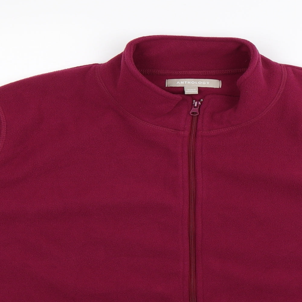 Anthology Womens Pink  Fleece Jacket  Size 30