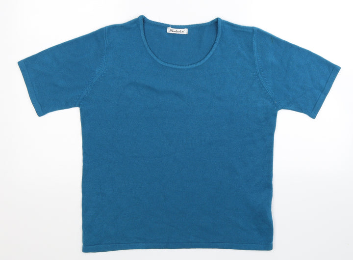 Berkertex Womens Blue  Knit Pullover Jumper Size 12
