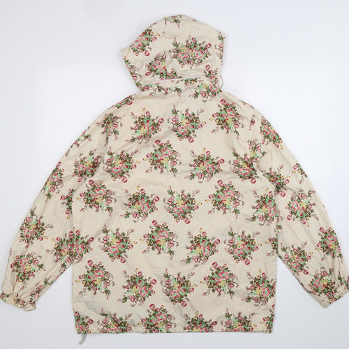 Denim Co Womens Beige Floral  Jacket  Size 12