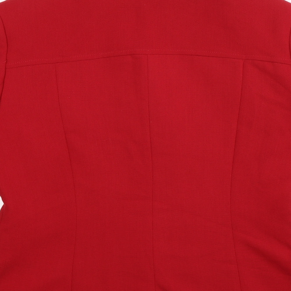 NEXT Womens Red   Jacket Suit Jacket Size 12