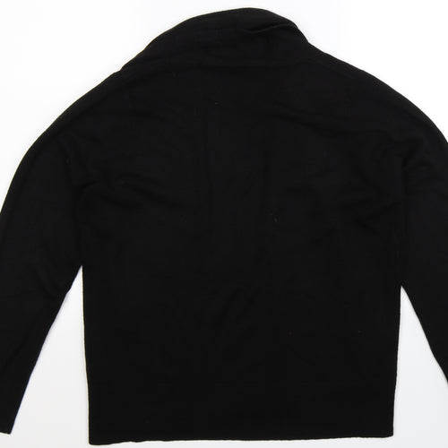 Marks and Spencer Womens Black  Knit Cardigan Jumper Size L