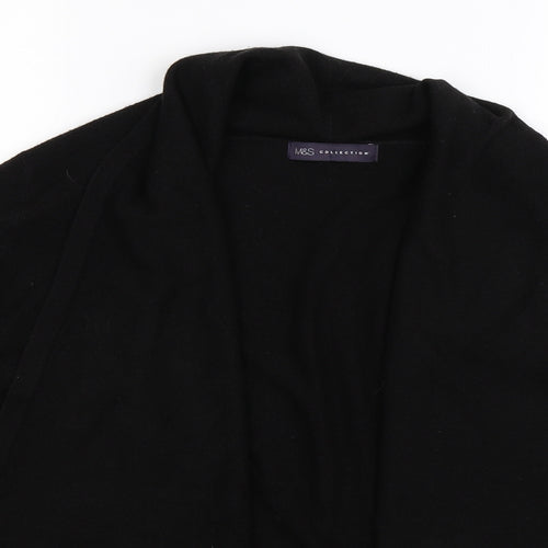 Marks and Spencer Womens Black  Knit Cardigan Jumper Size L