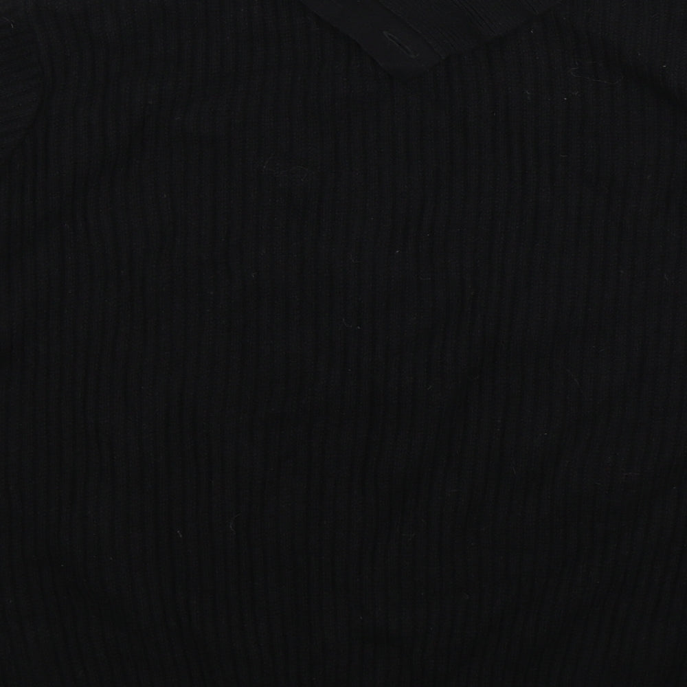 Per Una Womens Black  Knit Pullover Jumper Size 22