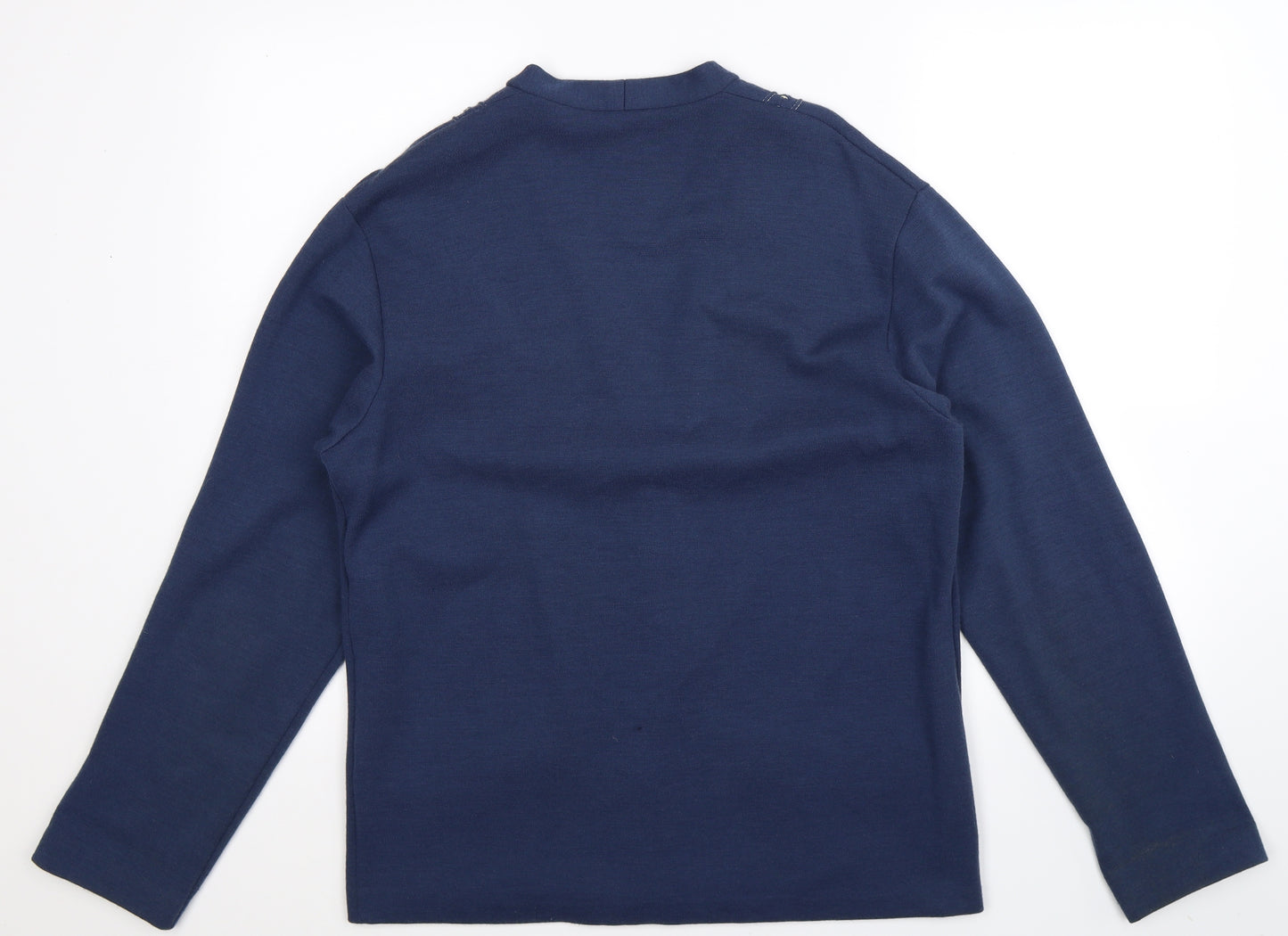 Glendale Mens Blue   Cardigan Jumper Size L
