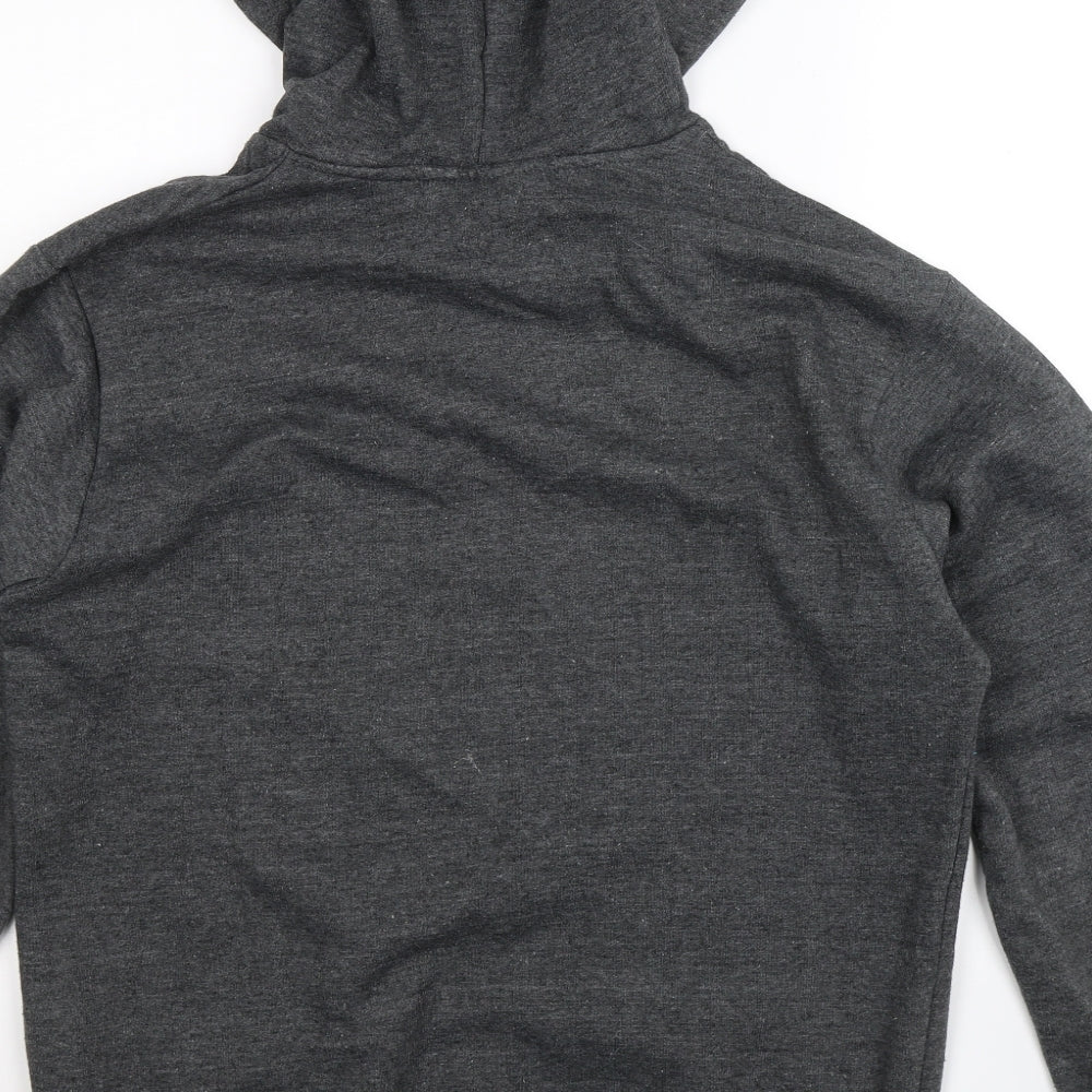 Kickers Mens Grey   Pullover Hoodie Size M
