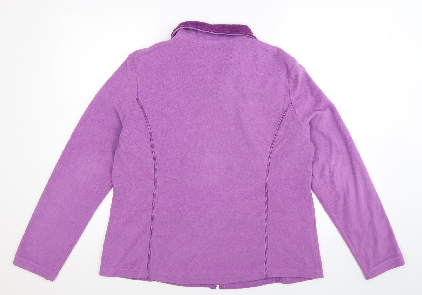 ESMARA Womens Purple  Fleece Jacket  Size 16
