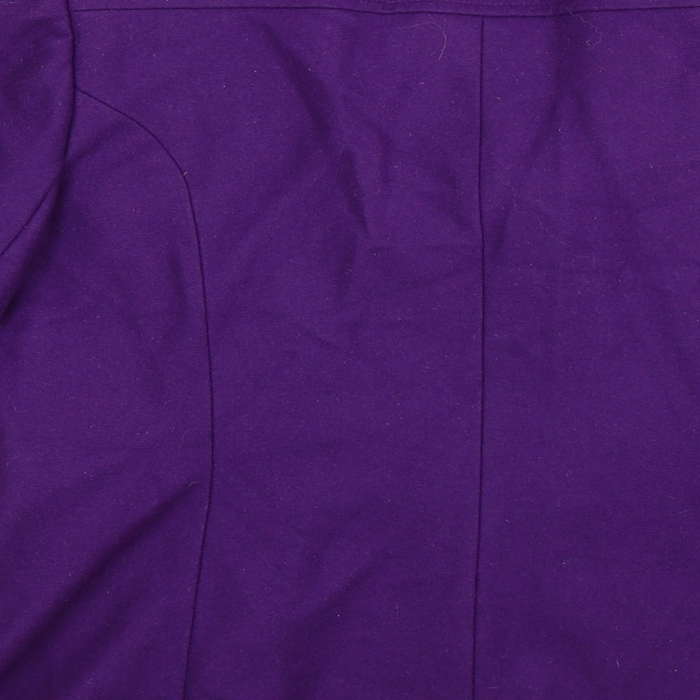 George Womens Purple   Jacket Coat Size 14