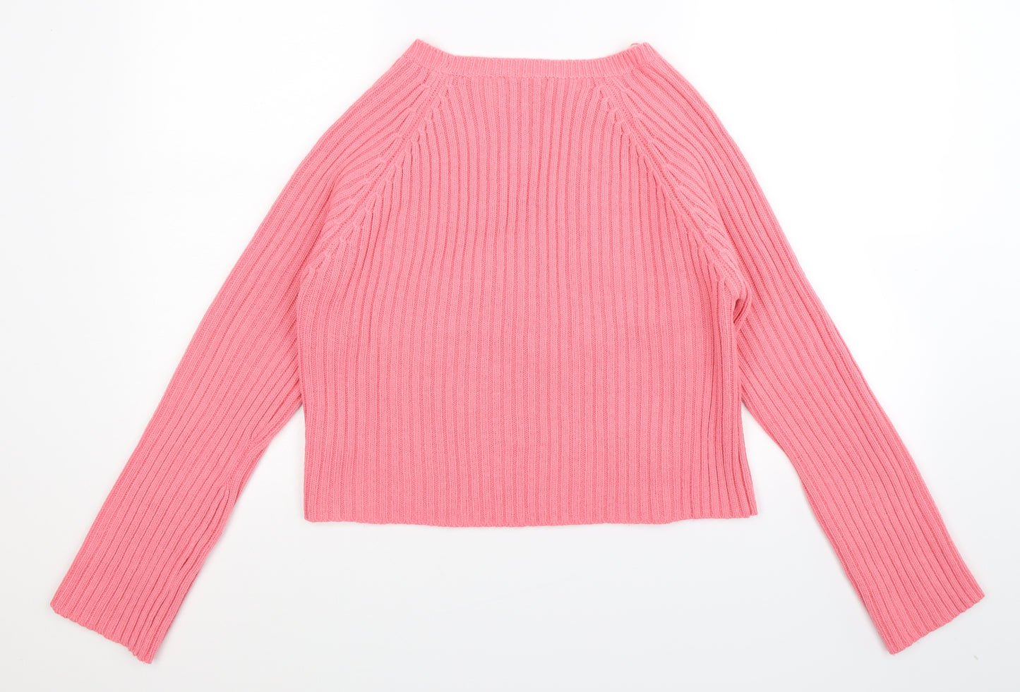 New Look Womens Pink  Knit Pullover Jumper Size 14