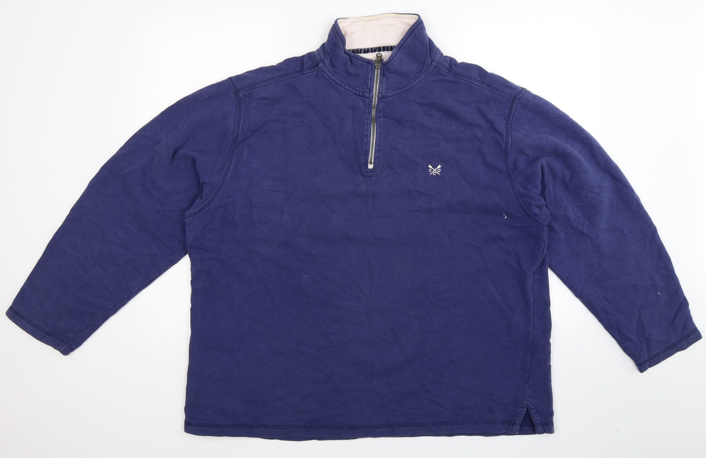 Crew Clothing Mens Blue   Pullover Sweatshirt Size XL