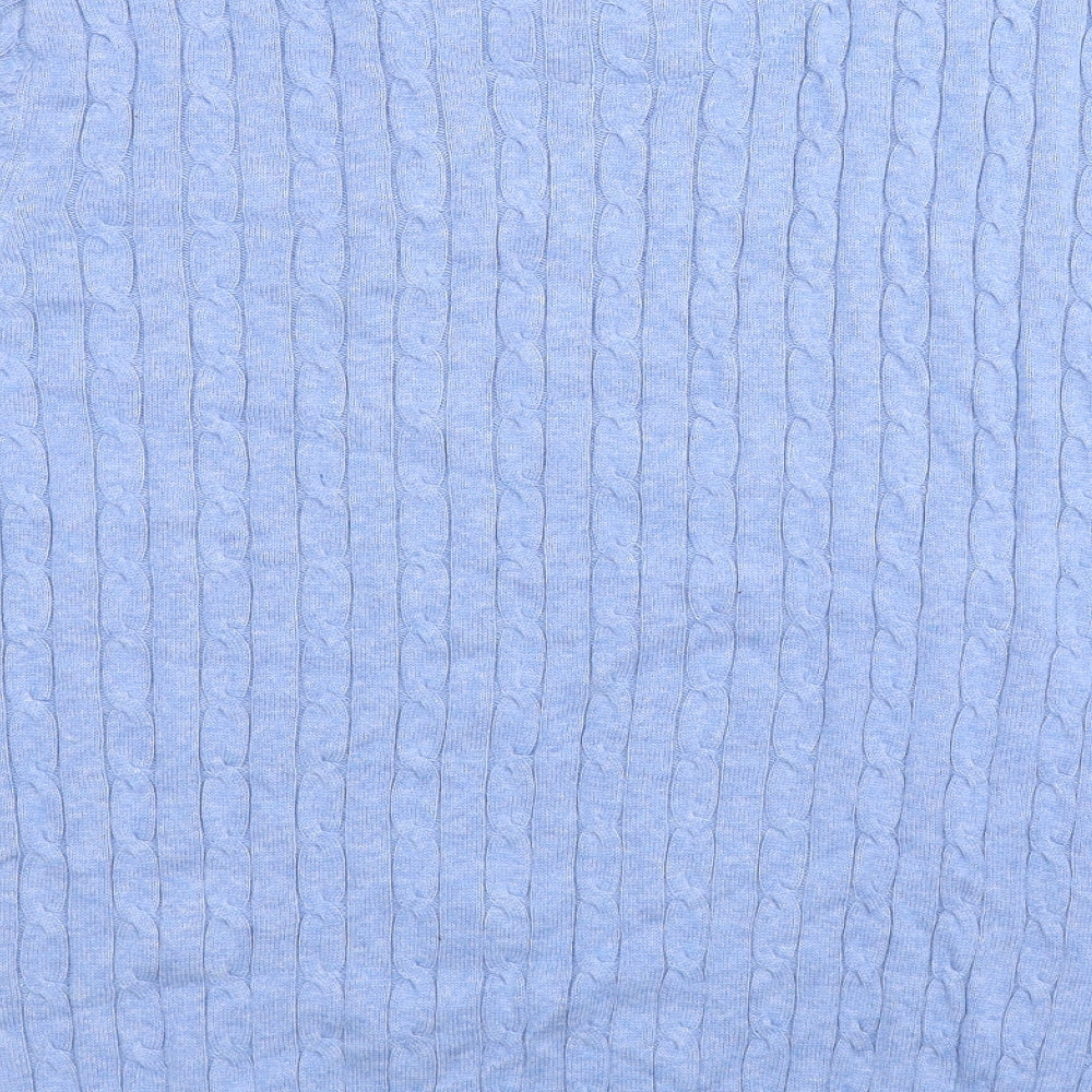 Racing Green Mens Blue  Knit Pullover Jumper Size XL