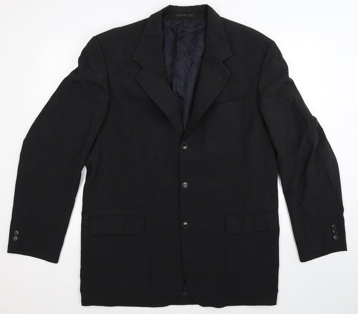 NEXT Mens Black Jacket Suit Jacket Size 40