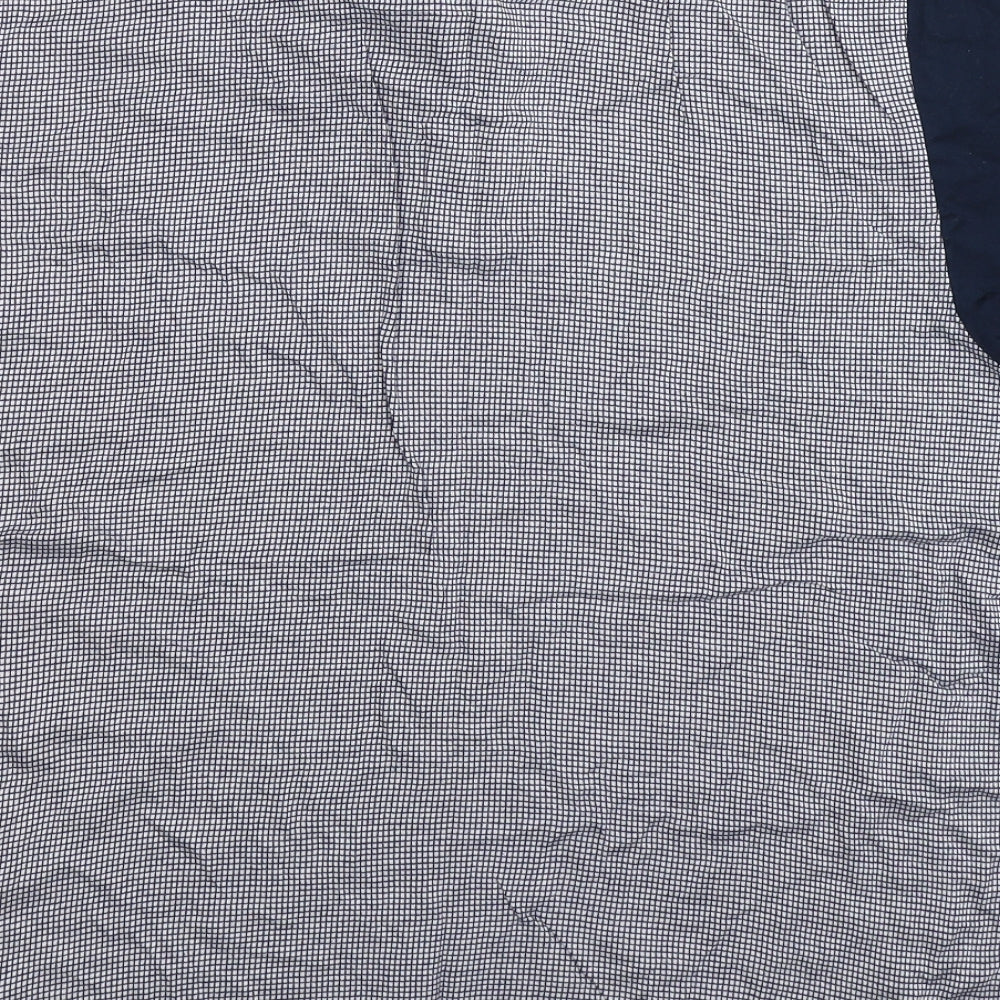 NEXT Mens Blue Check   Polo Size 2XL