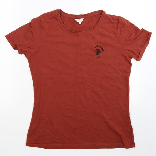 Neon Sheep Womens Brown   Basic T-Shirt Size M
