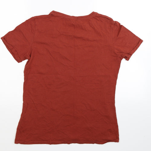 Neon Sheep Womens Brown   Basic T-Shirt Size M