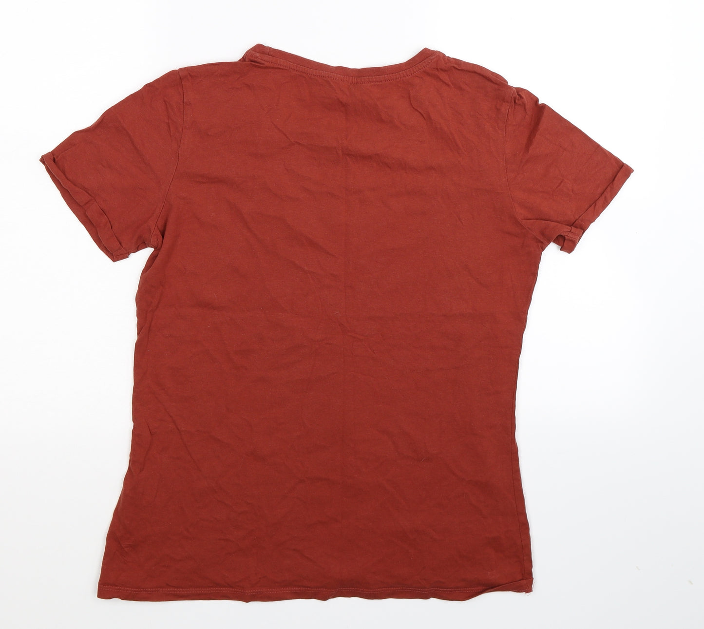 Neon Sheep Womens Brown   Basic T-Shirt Size M