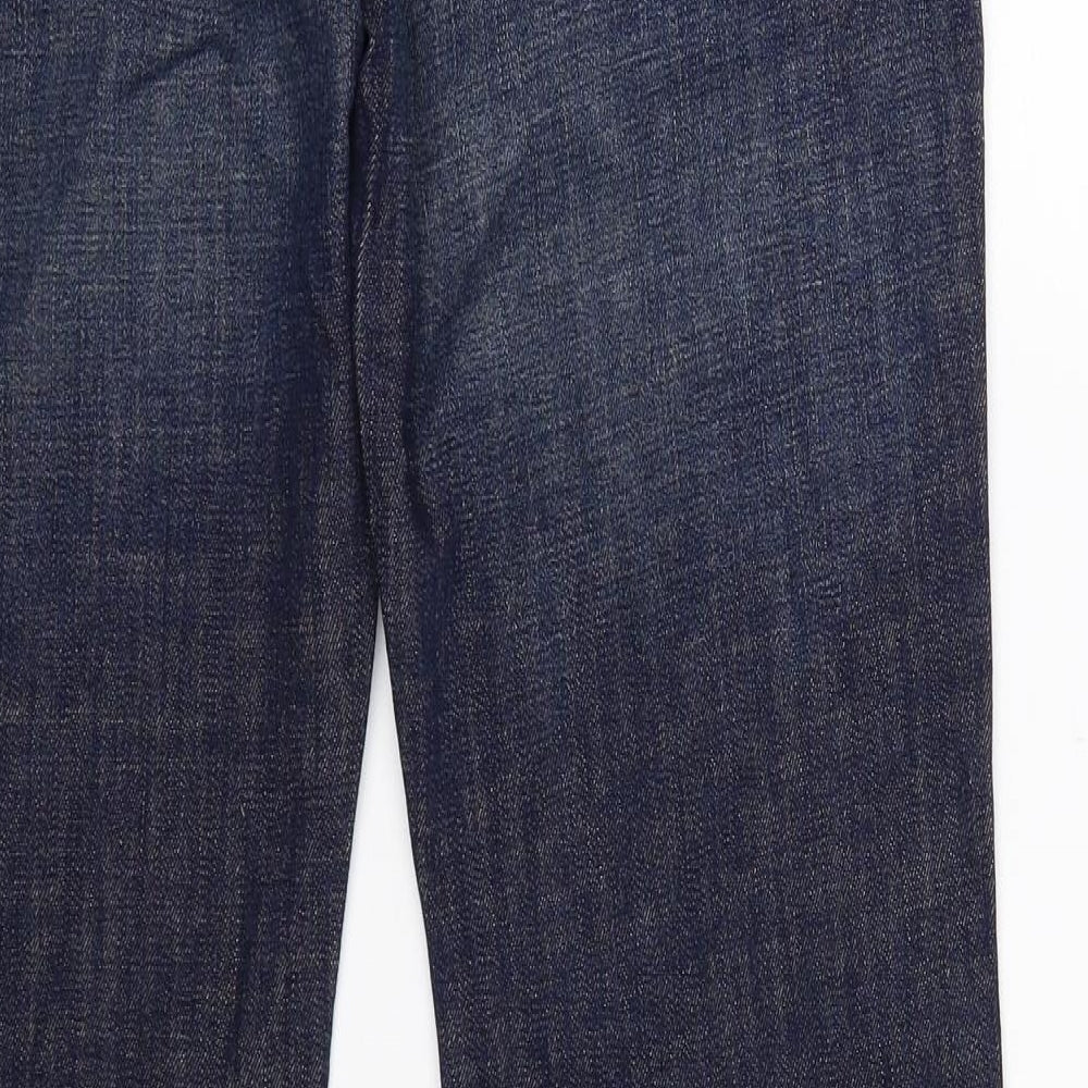 French Connection Womens Blue  Denim Bootcut Jeans Size 12 L32 in