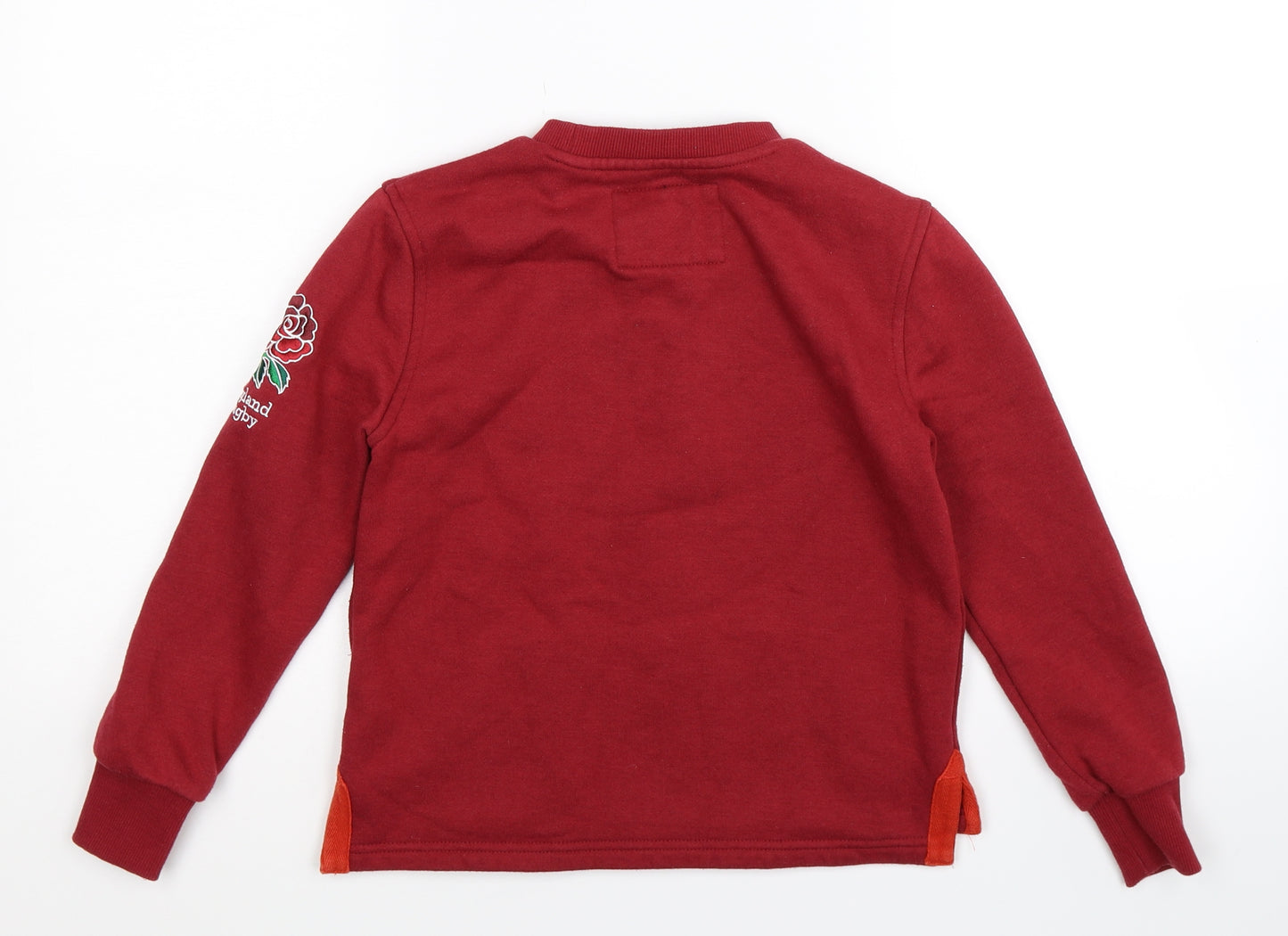 England Rugby Boys Brown   Pullover Sweatshirt Size 7-8 Years