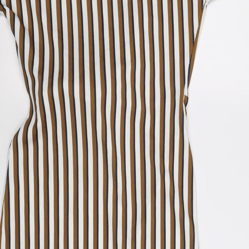 Preworn Womens Multicoloured Striped  Bodycon  Size L