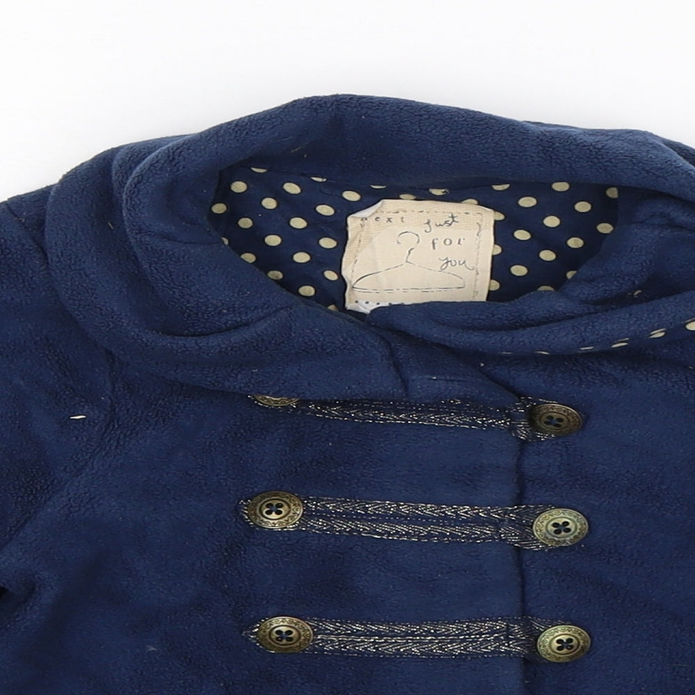 NEXT Girls Blue  Fleece Jacket  Size 4-5 Years