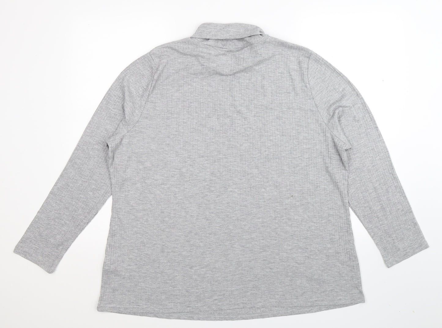 Bonmarché Womens Grey   Basic T-Shirt Size 24