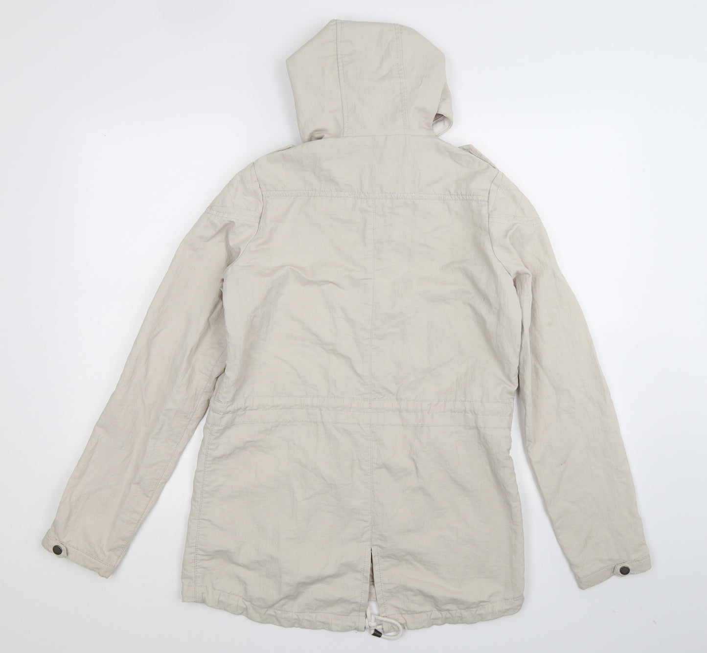 MANTARAY PRODUCTS Womens Grey   Parka Coat Size 8