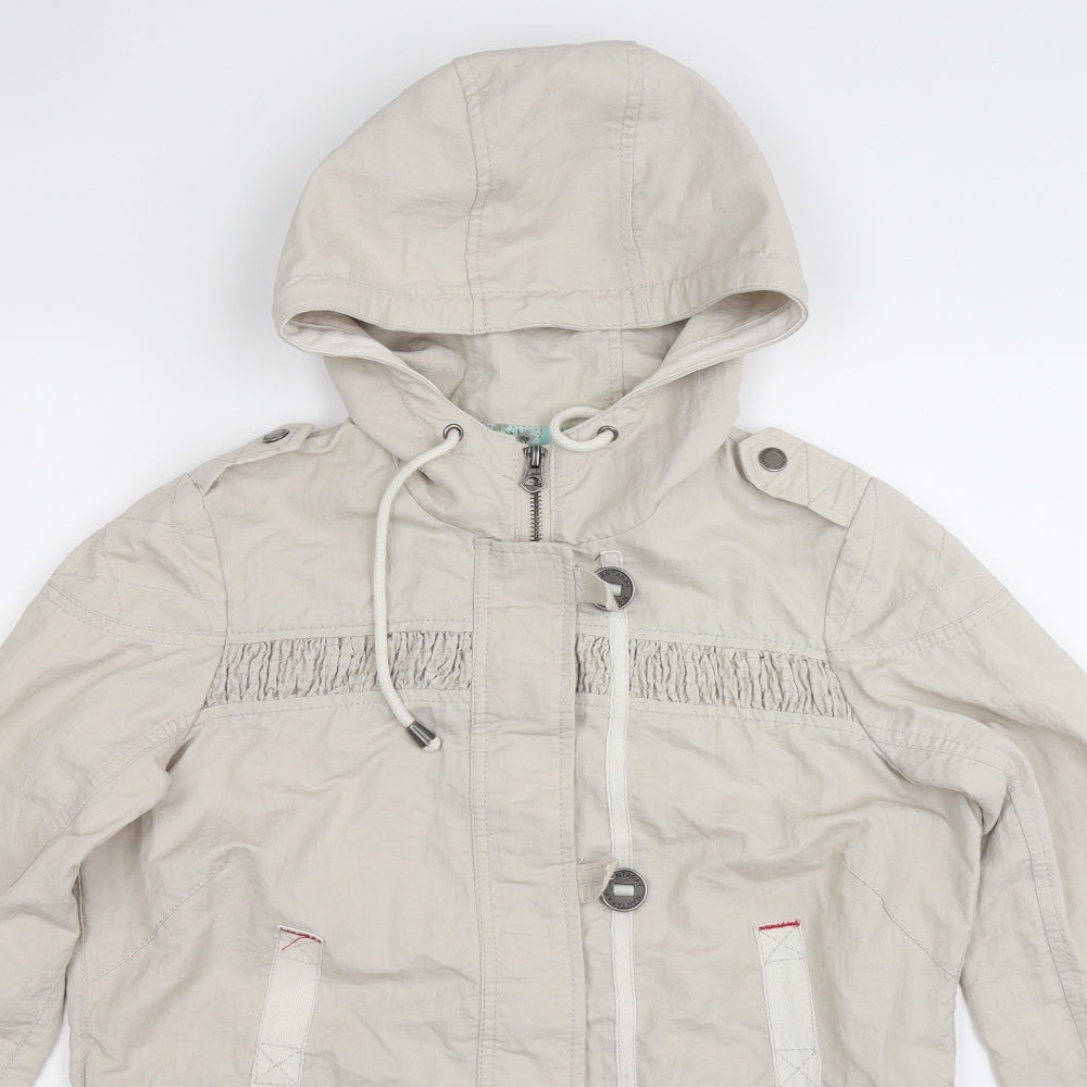 MANTARAY PRODUCTS Womens Grey   Parka Coat Size 8