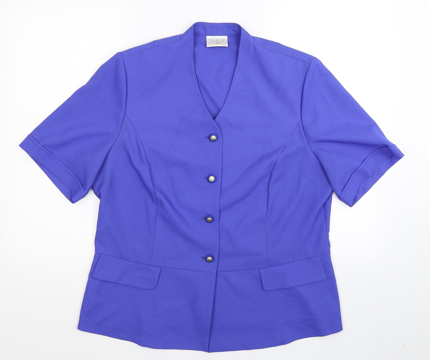 Lady G Womens Blue   Jacket Blazer Size 16