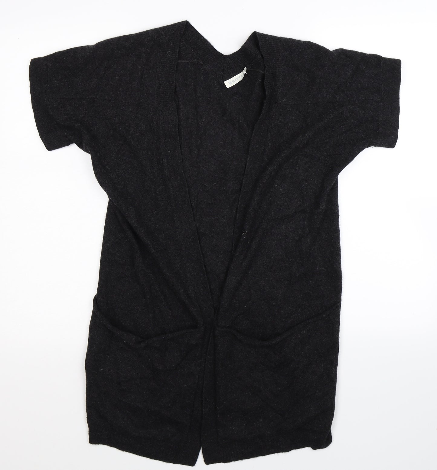 Whistles Womens Black  Knit Cardigan Jumper Size S