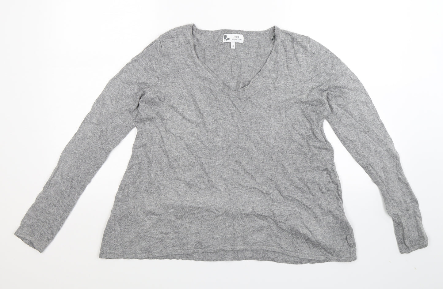NEXT Womens Grey  Knit Pullover Jumper Size 8