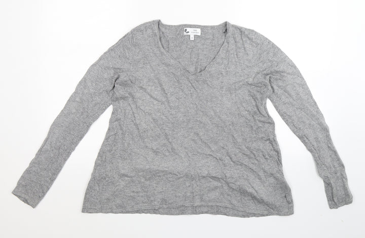 NEXT Womens Grey  Knit Pullover Jumper Size 8