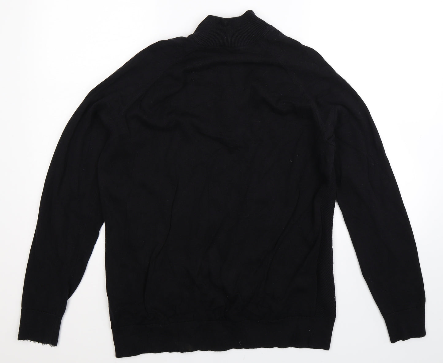 George Mens Black  Knit Pullover Jumper Size L