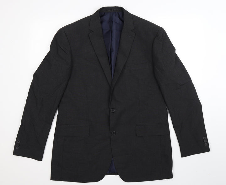 Debenhams Mens Black   Jacket Suit Jacket Size 42