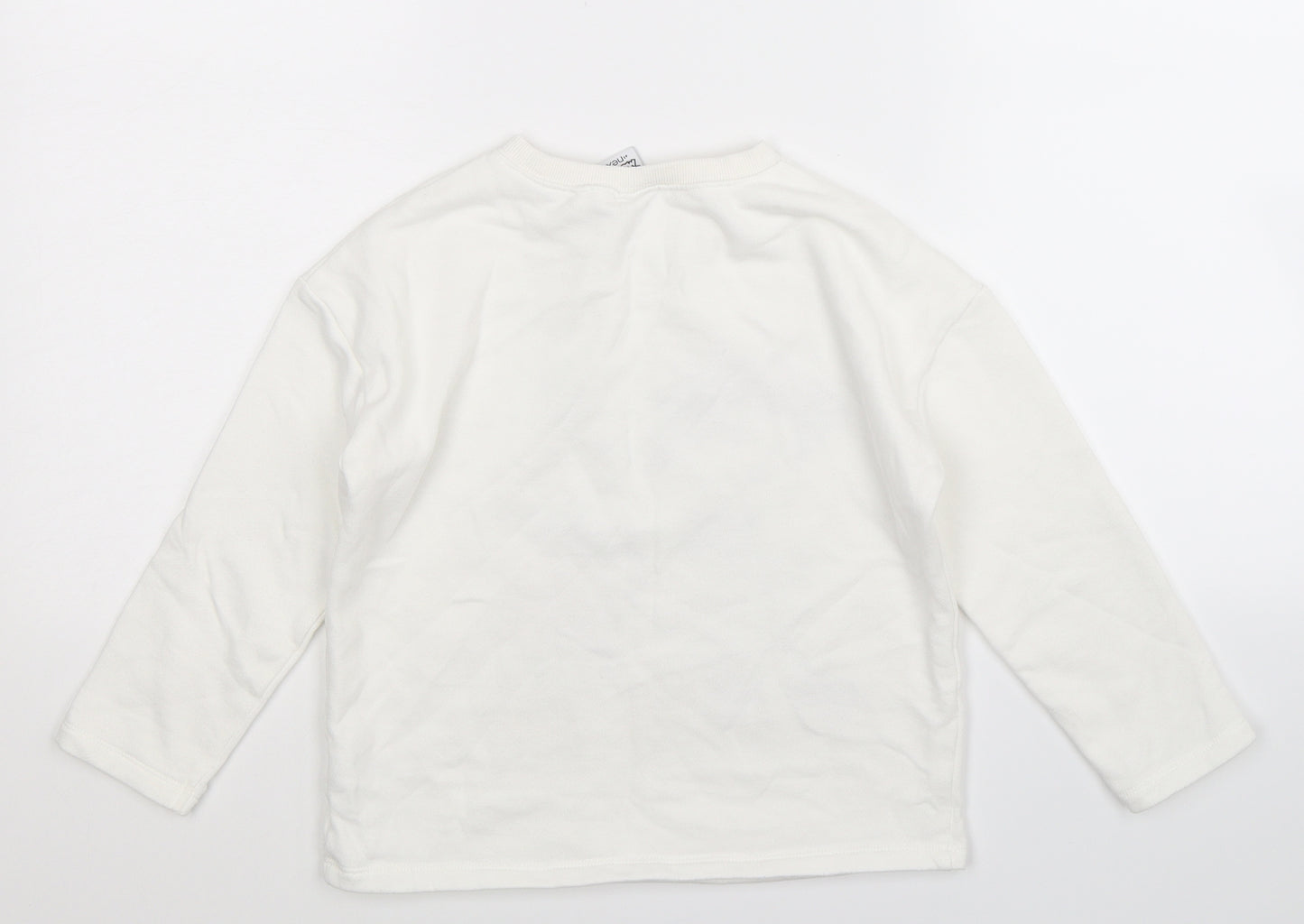 NEXT Girls White   Pullover Sweatshirt Size 6-7 Years  - Disney