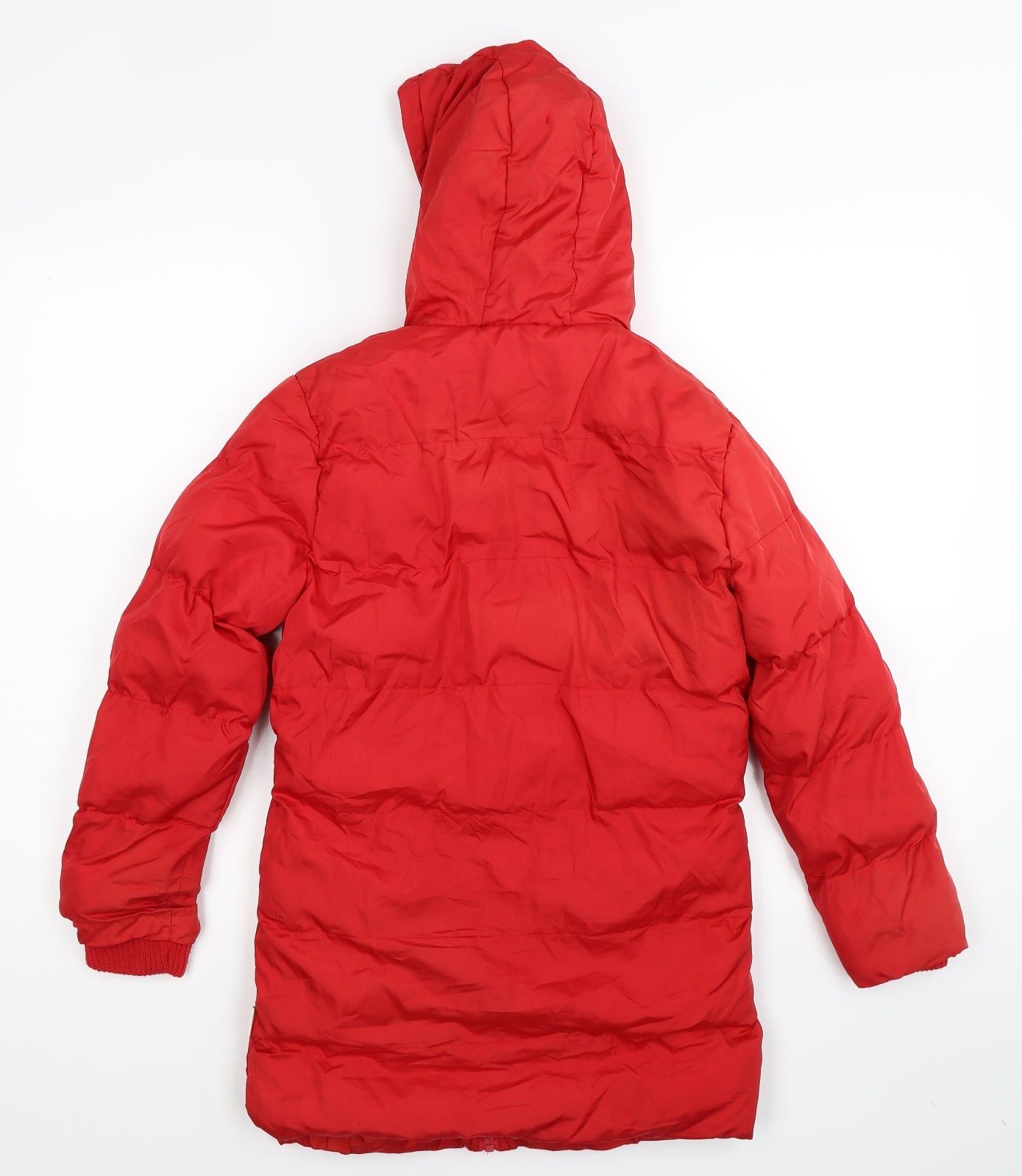 Lee Cooper Girls Red   Puffer Jacket Coat Size 9-10 Years
