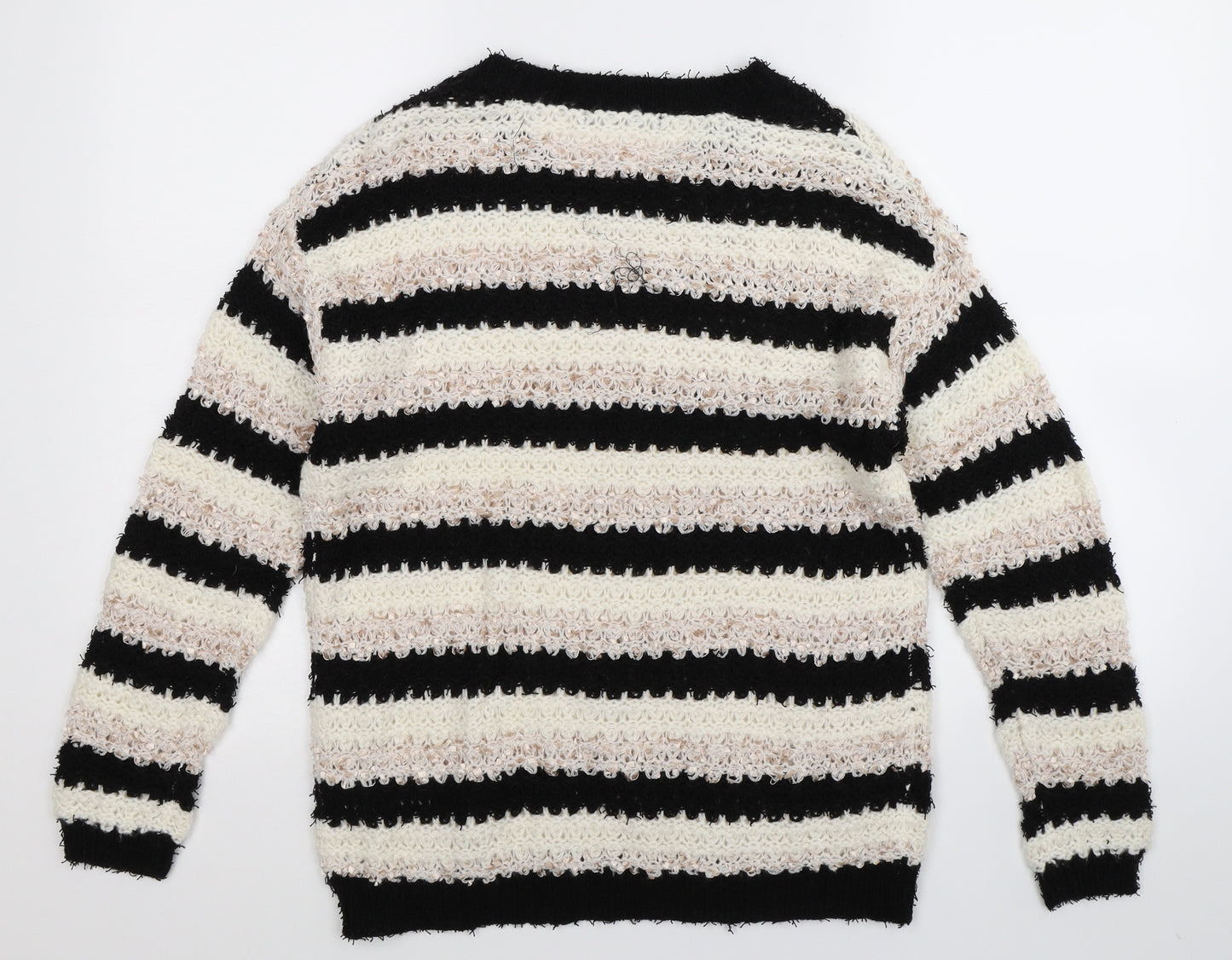 George Womens Multicoloured Striped Knit Pullover Jumper Size 10