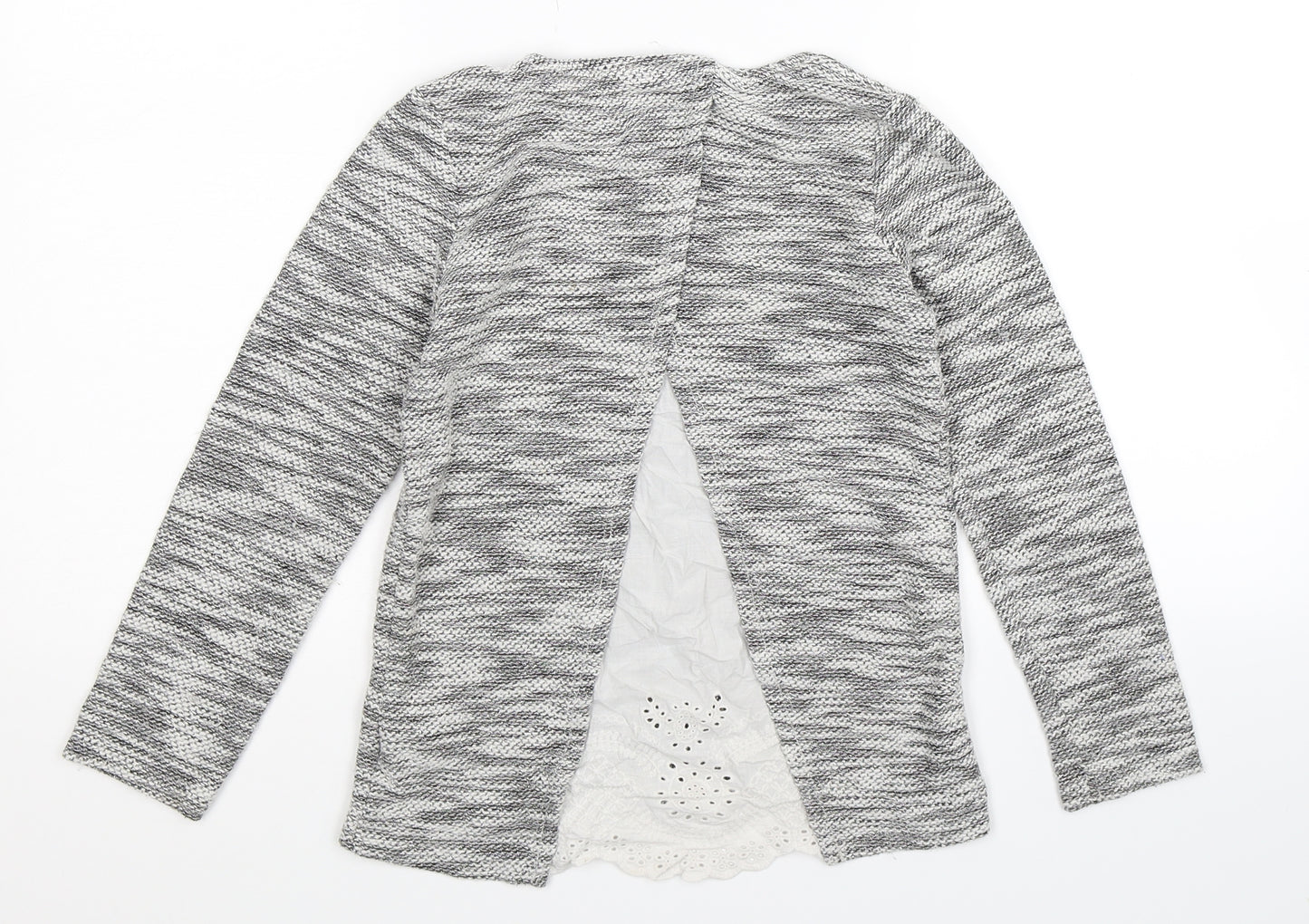 F&F Girls Grey  Knit Pullover Jumper Size 9-10 Years