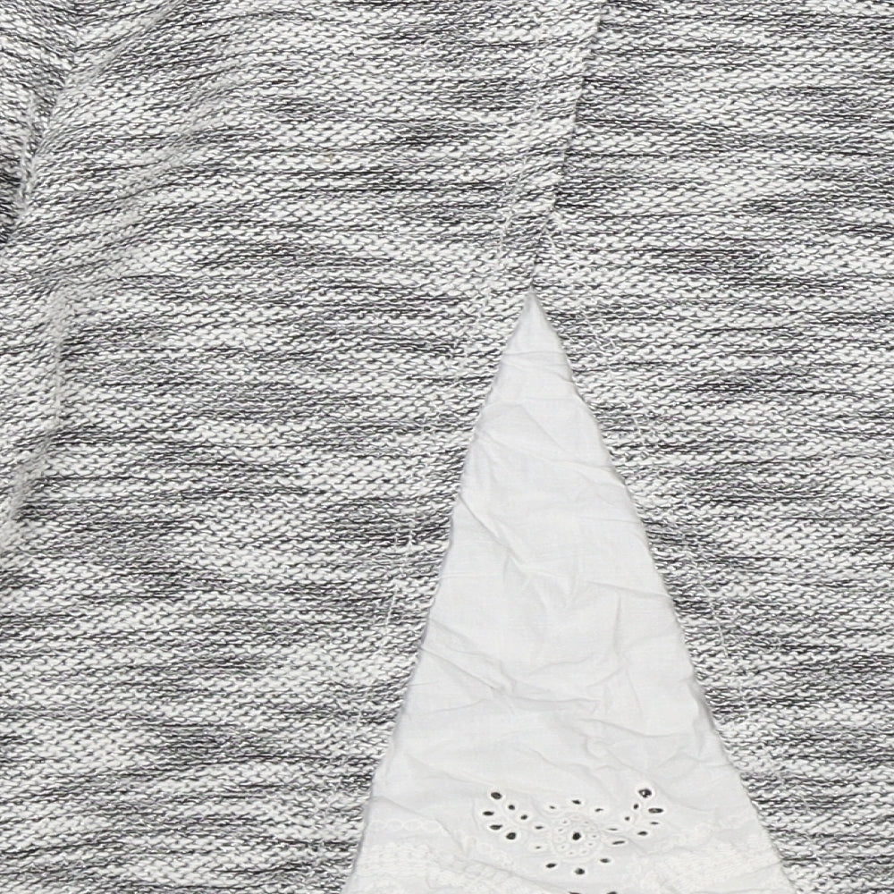 F&F Girls Grey  Knit Pullover Jumper Size 9-10 Years