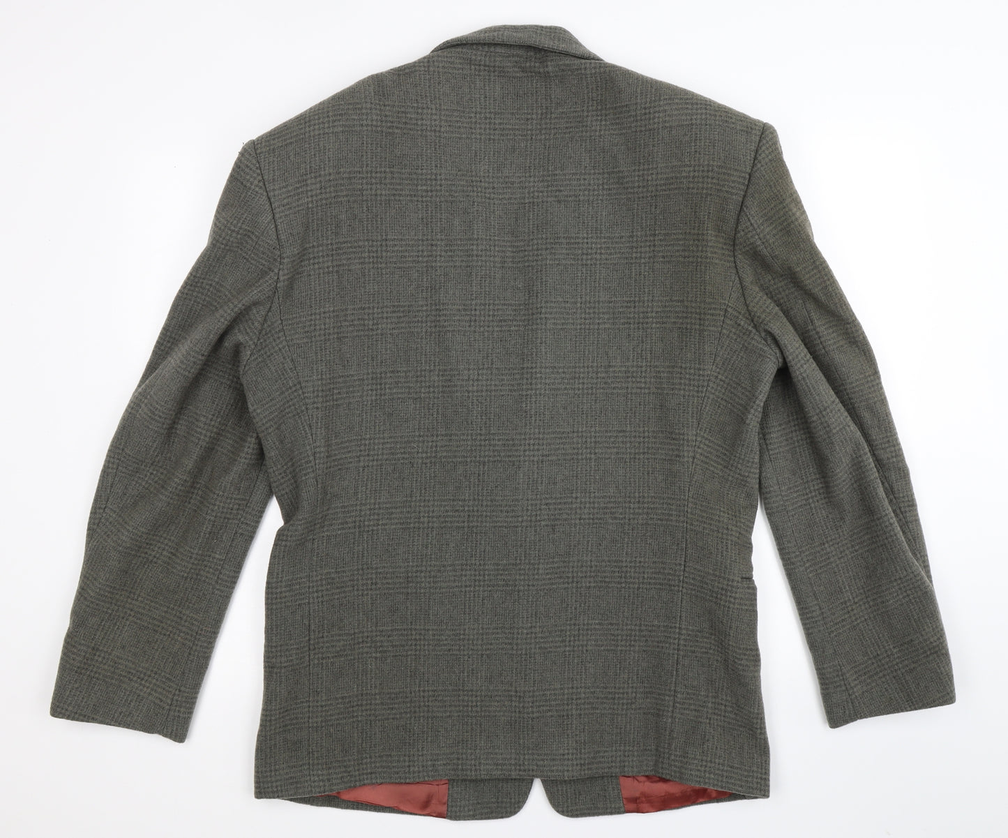 Topman Mens Grey Check Knit Jacket Blazer Size M