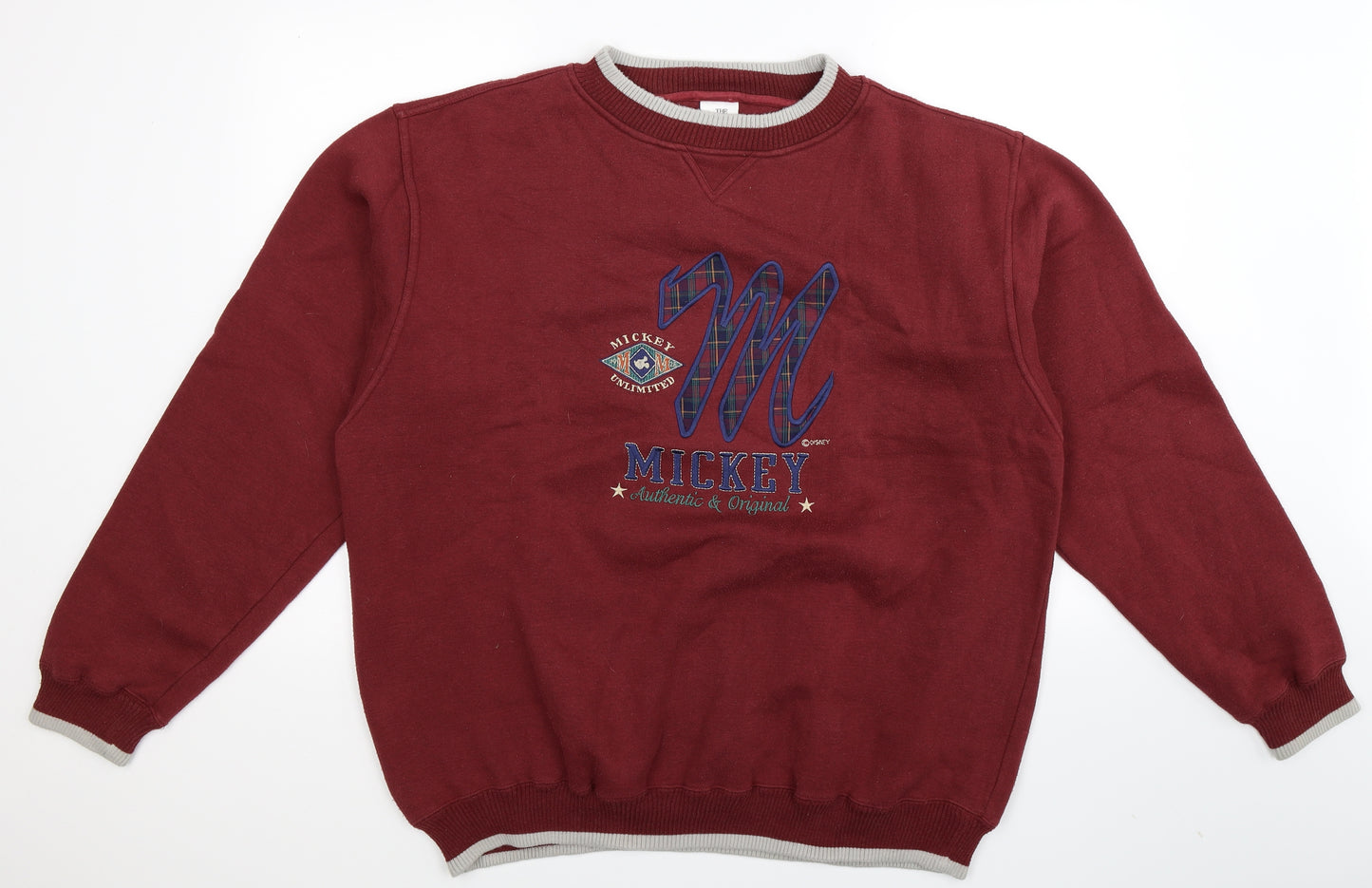 Disney Mens Brown   Pullover Sweatshirt Size 2XL