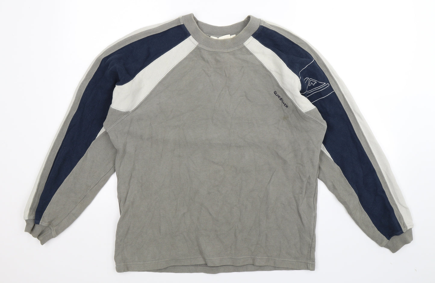 Quiksilver Mens Grey   Pullover Sweatshirt Size S