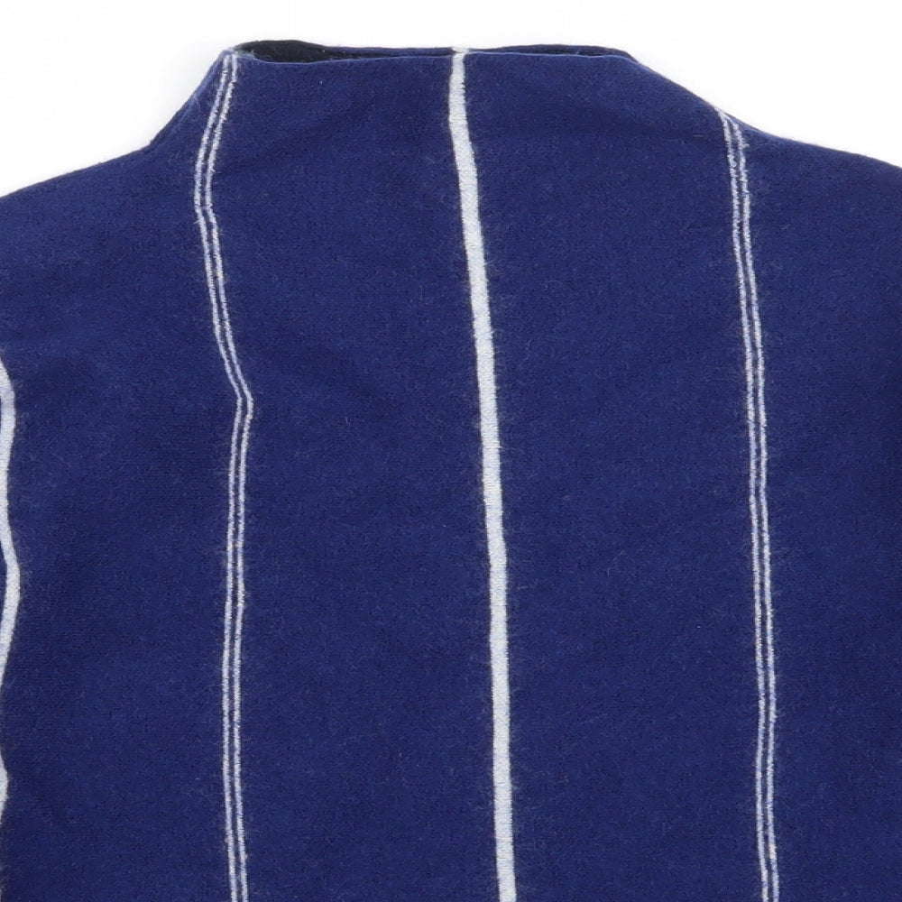 Jigsaw Womens Blue Striped  Pullover Jumper Size S