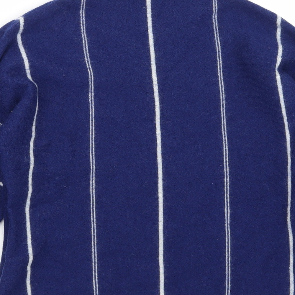 Jigsaw Womens Blue Striped  Pullover Jumper Size S