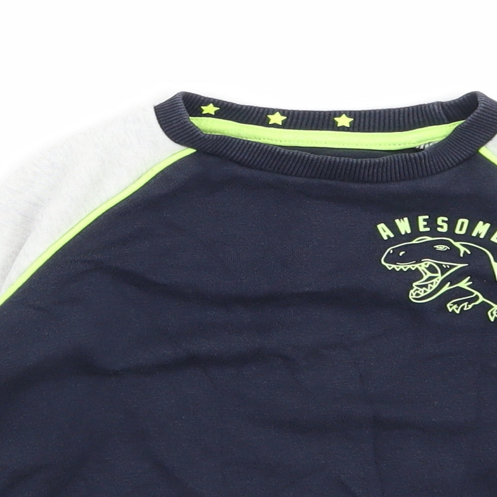 F&F Boys Blue   Pullover Sweatshirt Size 4-5 Years