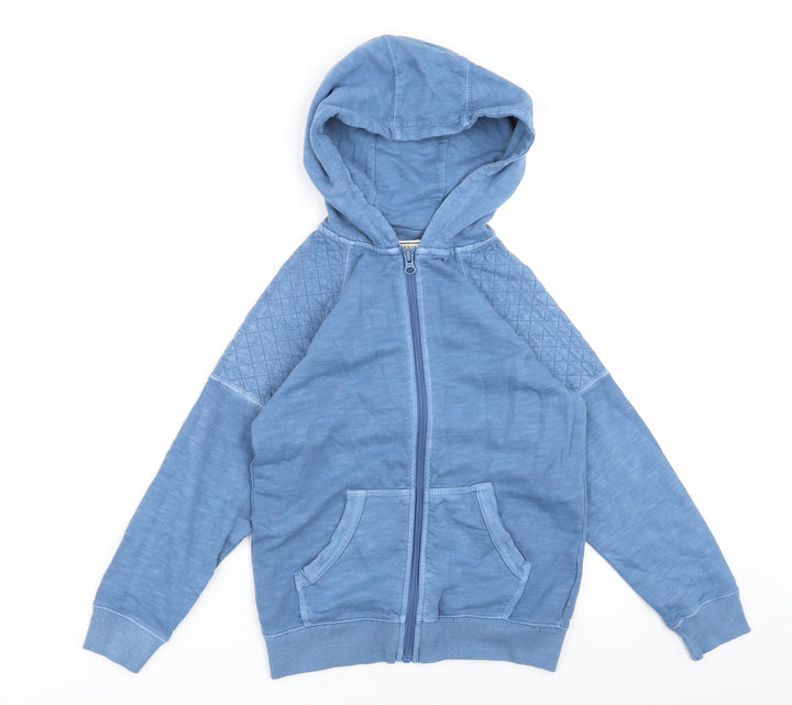 Primark Boys Blue Full Zip Hoodie Size 8 Years