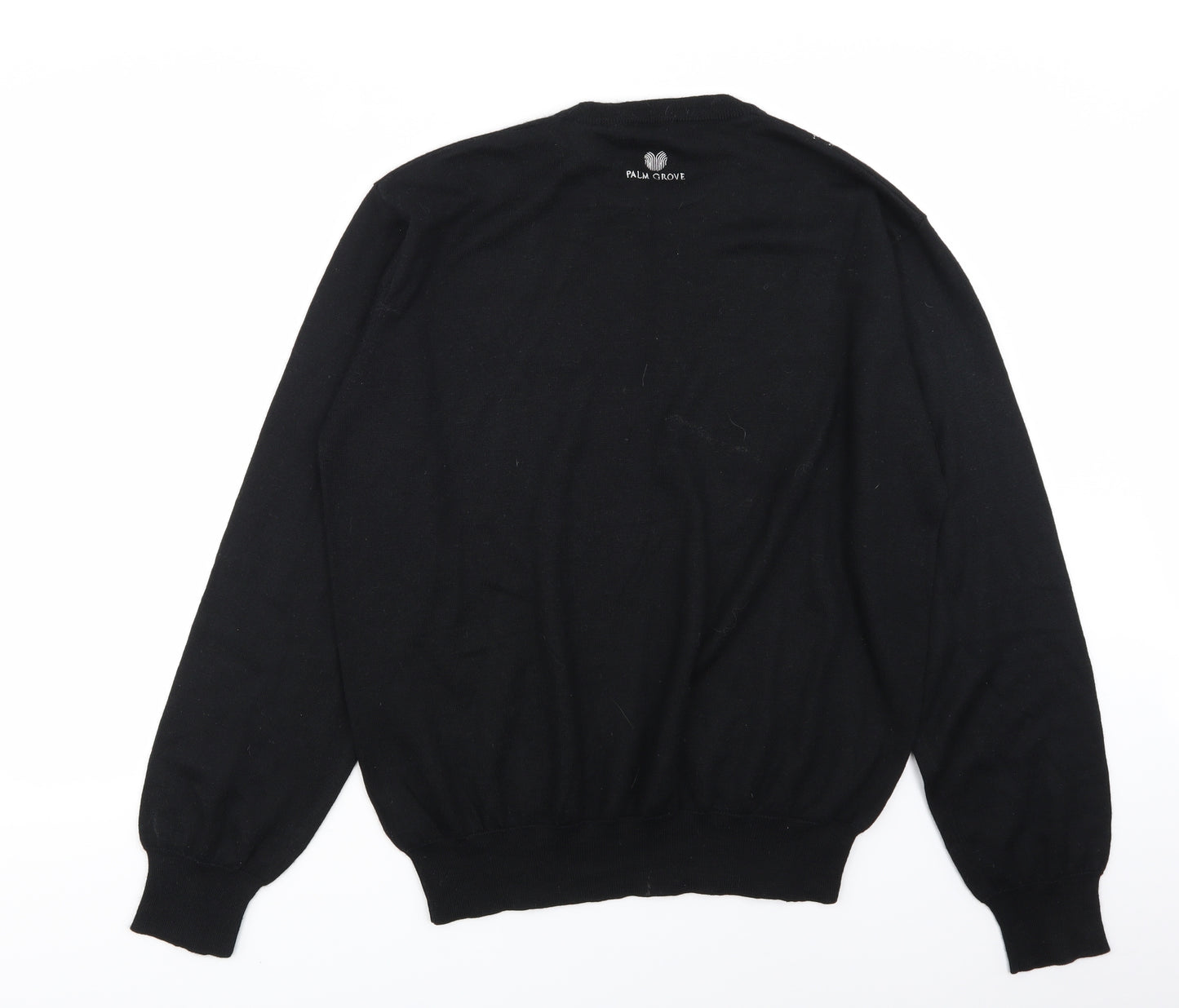 Palm Grove Mens Black   Pullover Jumper Size XL