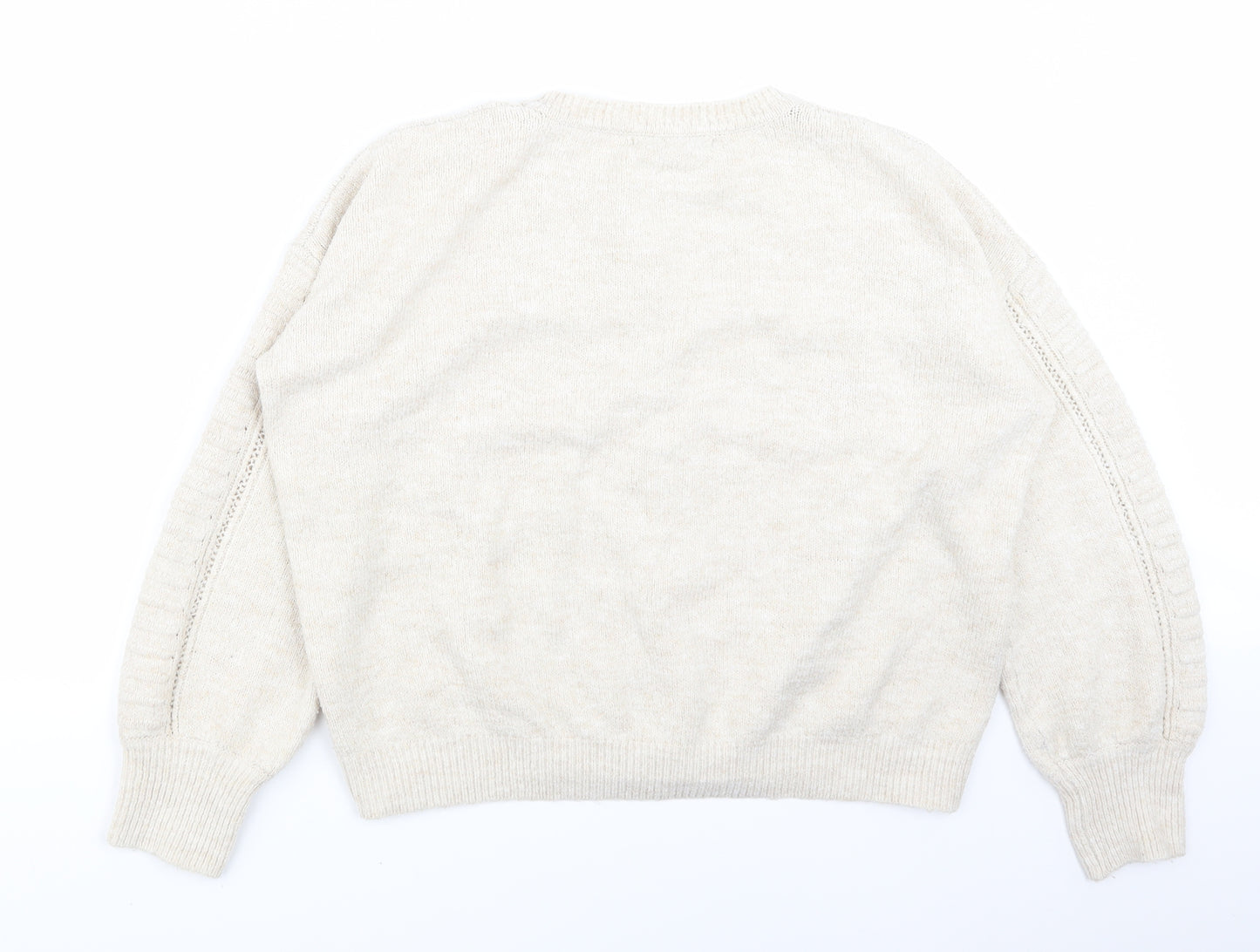 George Womens Beige   Pullover Jumper Size L