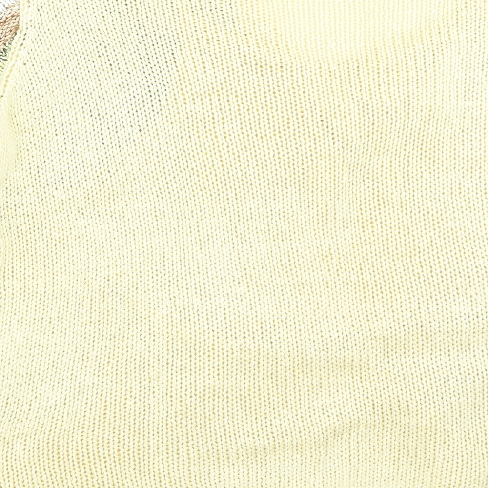 Roman Womens Yellow   Cardigan Jumper Size XL