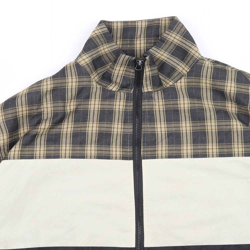 bosie Mens Black Check  Jacket  Size M