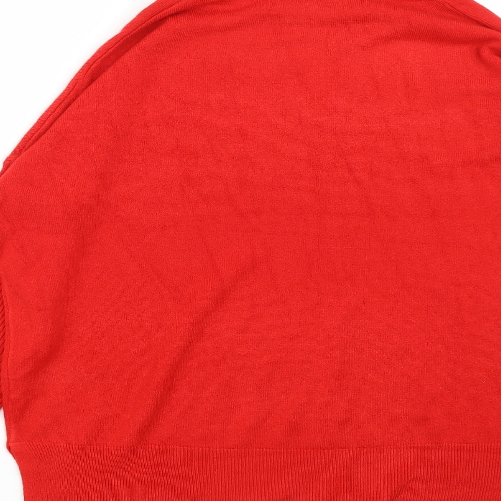 NEXT Womens Red   Pullover Jumper Size M